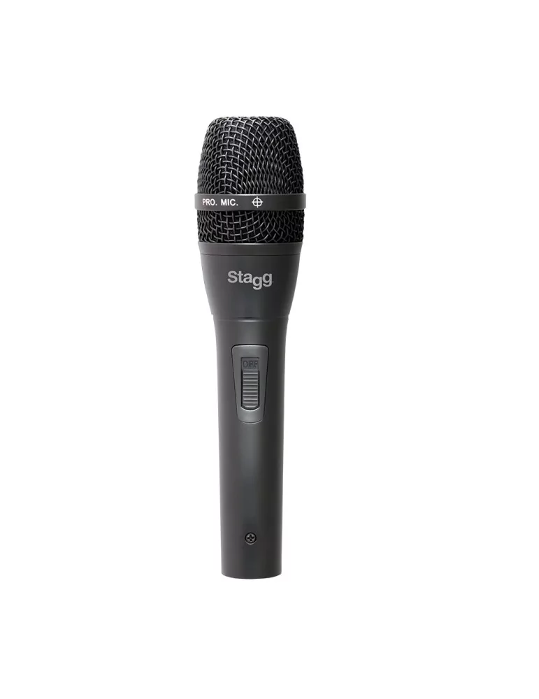  STAGG SDM80 Micrófono cardioide dinámico, modelo profesional, celda DC26|MusicGoodDeal 