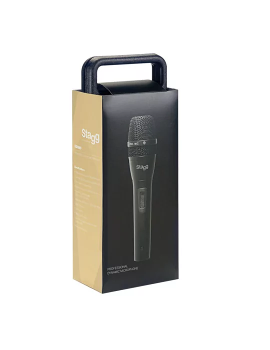  STAGG SDM80 Micrófono cardioide dinámico, modelo profesional, celda DC26|MusicGoodDeal 
