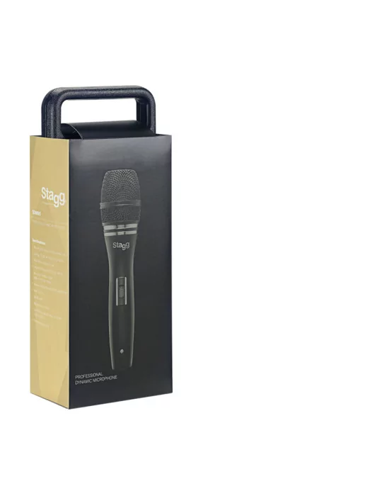 STAGG SDM90 Micrófono dinámico cardioide, modelo profesional, cartucho DC90|MusicGoodDeal 