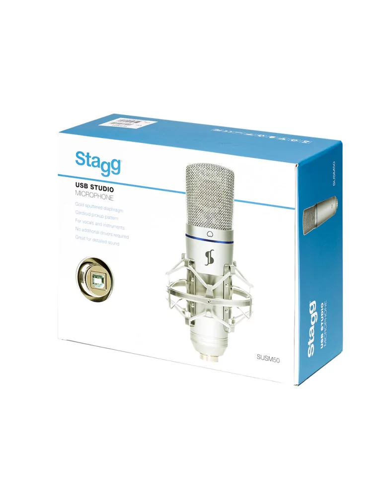  STAGG SUSM50 USB studio condenser microphone|MusicGoodDeal 