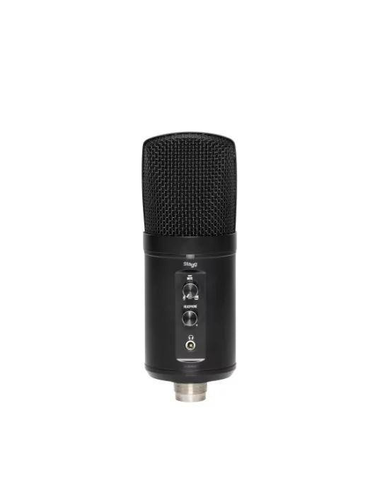  STAGG SUSM60D Cardioid USB microphone, metal finish|MusicGoodDeal 