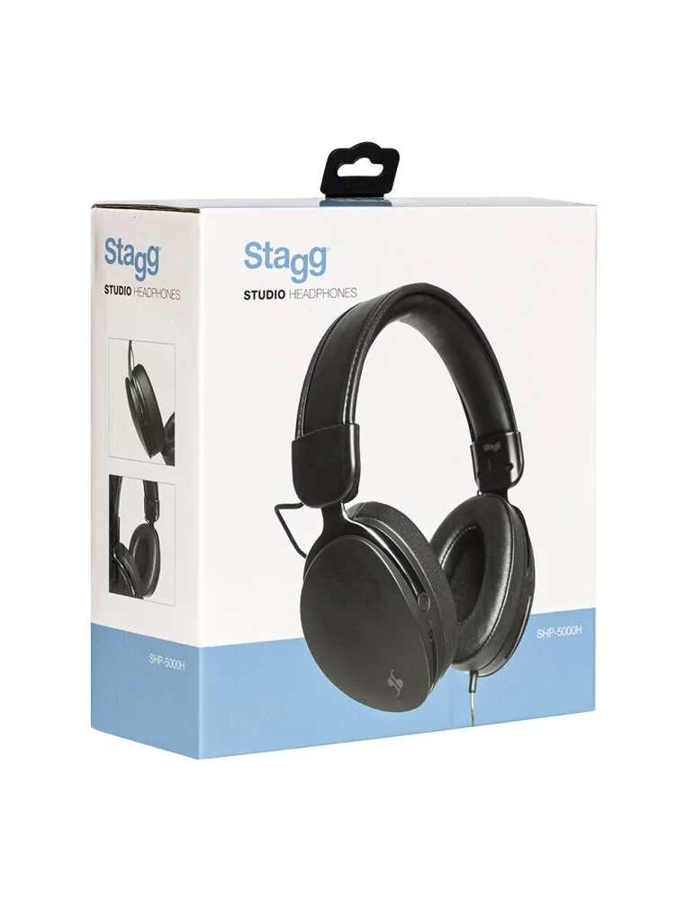  STAGG SHP-5000H 98Pro DJ/ Monitor, closed-back, stereo headphones with circumaural ear pads|MusicGoodDeal 