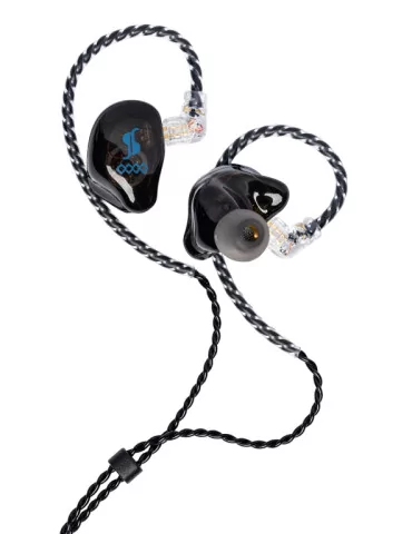  STAGG SPM-235 BK High-resolution, sound-isolating in-ear monitor, black|MusicGoodDeal 
