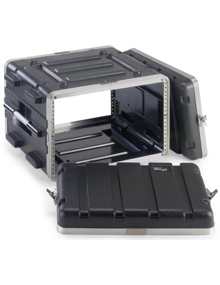  STAGG ABS-6U Caja de ABS para rack de 6 unidades|MusicGoodDeal 