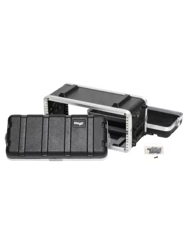  STAGG ABS-4US Shallow ABS case for 4-unit rack|MusicGoodDeal 