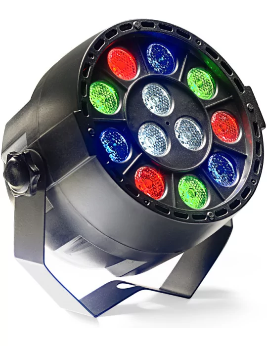  STAGG SLT-ECOPAR XS-2 ECOPAR XS spotlight with 12 x 1-watt R/G/B/W LED|MusicGoodDeal 