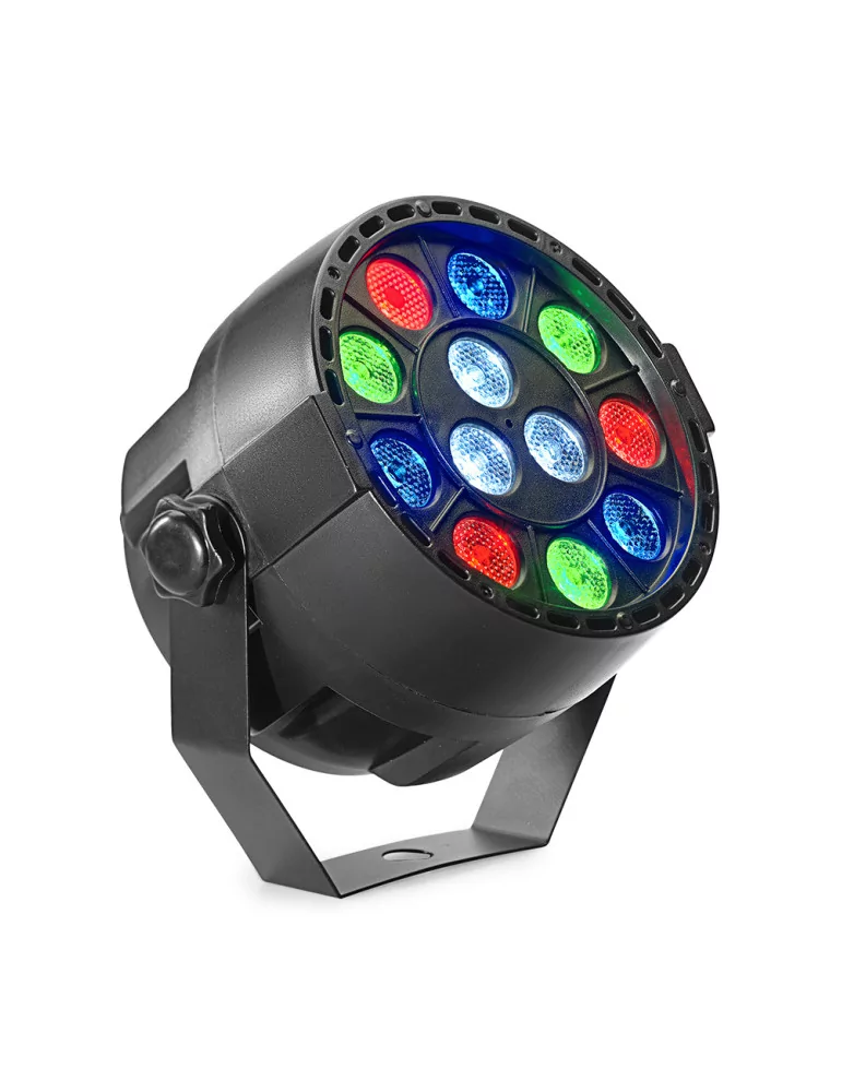  STAGG SLT-ECOPAR XS-2 ECOPAR XS spotlight with 12 x 1-watt R/G/B/W LED|MusicGoodDeal 