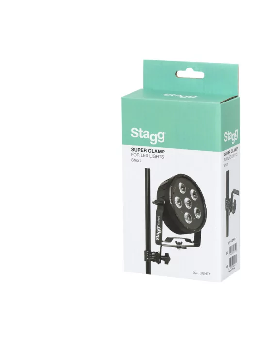  STAGG SCL-LIGHT1 Lighting holder, with clamp, short|MusicGoodDeal 