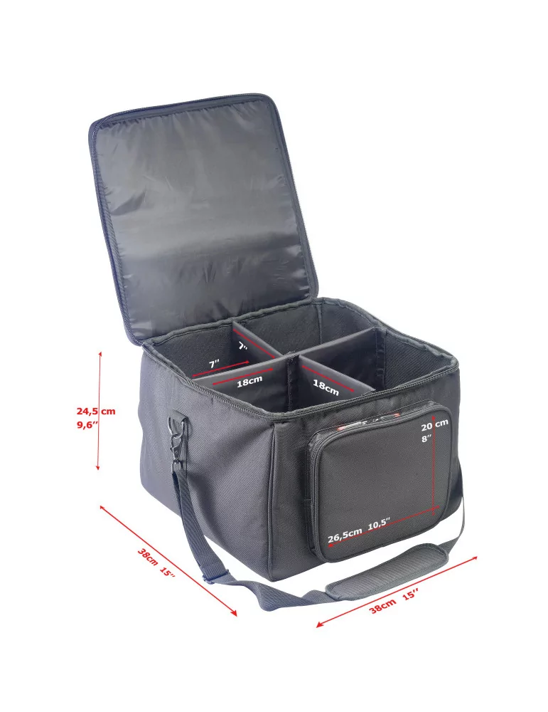 STAGG SLI-TB-4 Reinforced transport bag for 4 LED lights|MusicGoodDeal 
