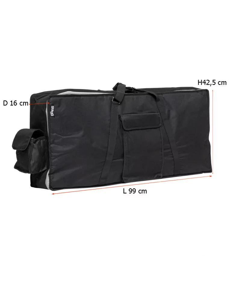  STAGG K10-099 Standard Nylon Keyboard Tasche schwarz|MusicGoodDeal 