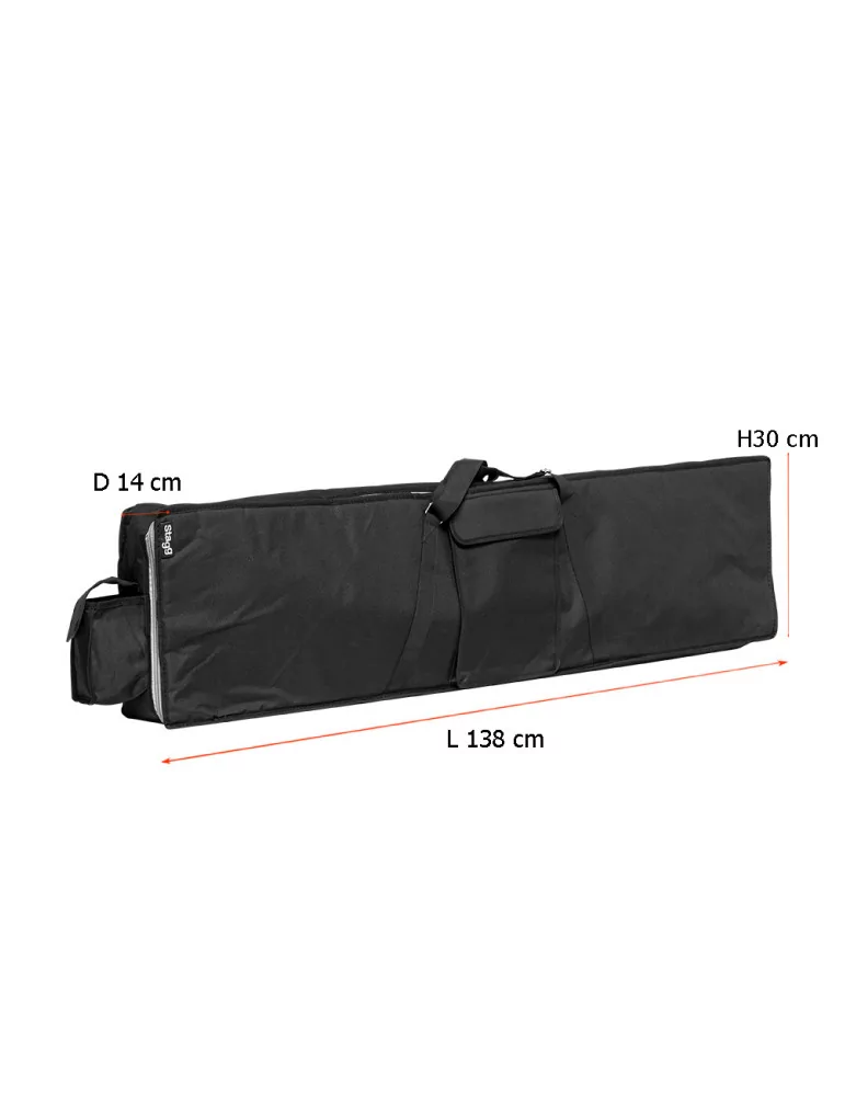  STAGG K10-148 Standard Nylon Keyboard Tasche schwarz|MusicGoodDeal 