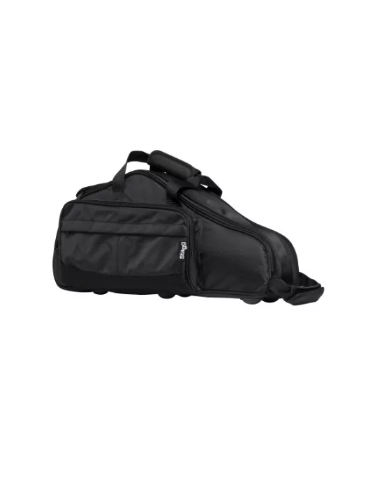  STAGG SB-AS-BK Bag for alto saxophone, black|MusicGoodDeal 