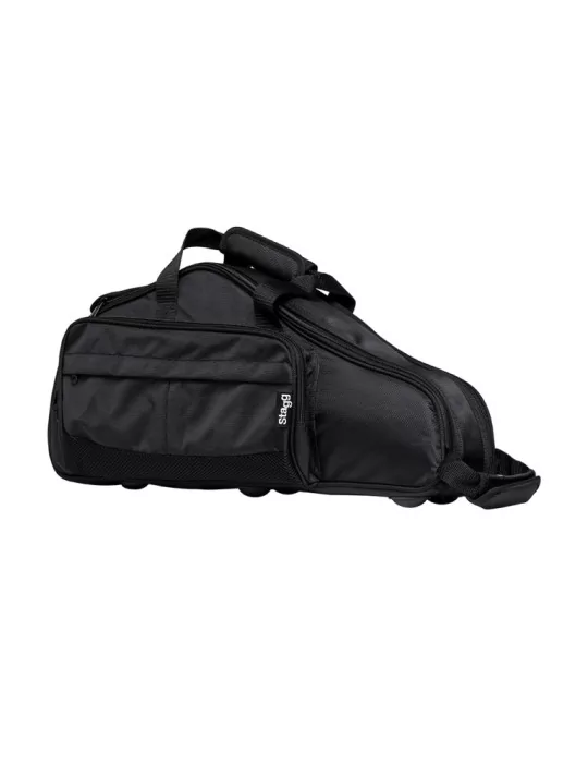  STAGG SB-AS-BK Bag for alto saxophone, black|MusicGoodDeal 