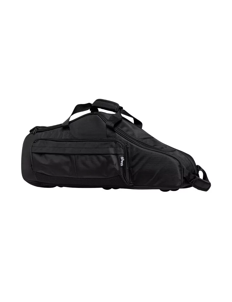 STAGG SB-TS-BK Soft bag for tenor saxophone, black|MusicGoodDeal 