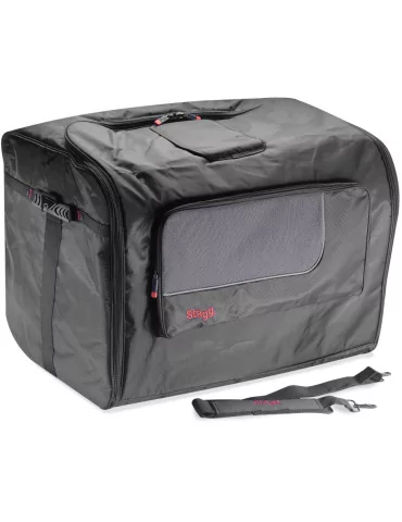  STAGG SPB-15 Padded nylon carrier bag for PA box/wedge with 15" speaker|MusicGoodDeal 