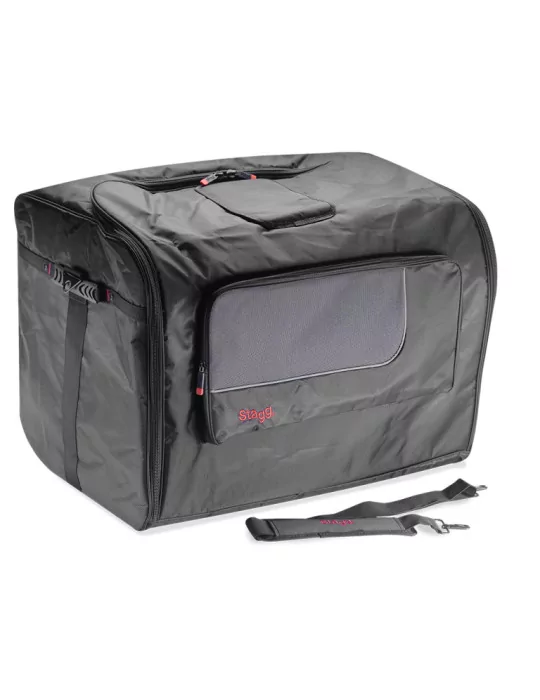  STAGG SPB-15 Padded nylon carrier bag for PA box/wedge with 15" speaker|MusicGoodDeal 