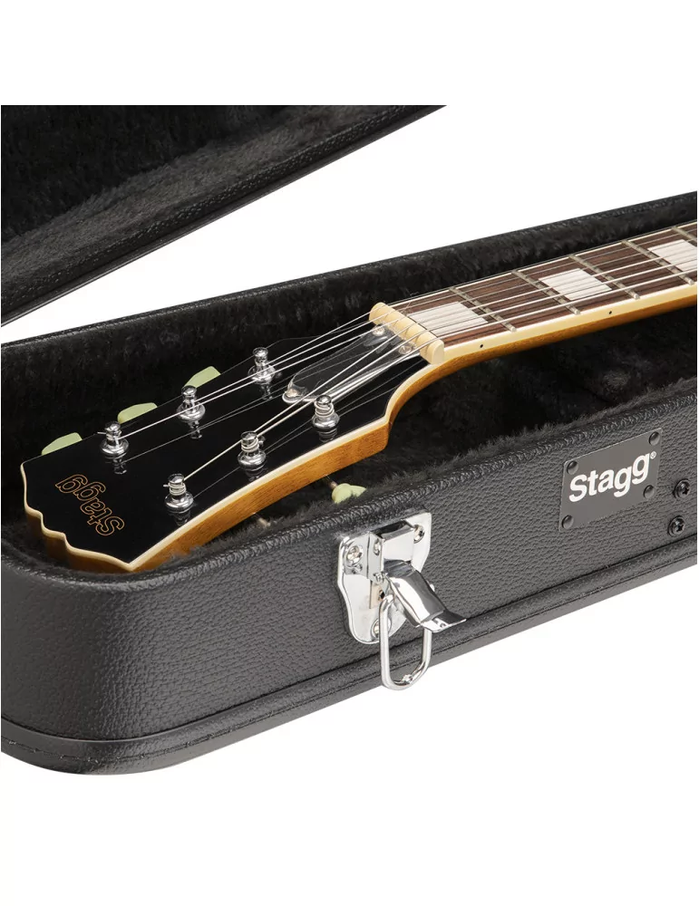  STAGG GCA-LP Basic series hardshell case for Les Paul-style electric guitar|MusicGoodDeal 