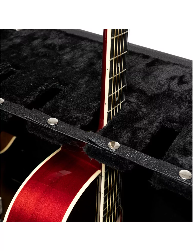  STAGG GDC-6 Universal guitar stand case for 6 electric or 3 acoustic guitars|MusicGoodDeal 