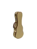  STAGG GCX-UKS GD Vintage-Style Serie Gold Tweed Deluxe Hartschalenkoffer für Sopran Ukulele|MusicGoodDeal 