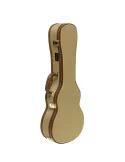  STAGG GCX-UKT GD Vintage-Style Serie Gold Tweed Deluxe Hartschalenkoffer für Tenor Ukulele|MusicGoodDeal 