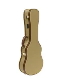  STAGG GCX-UKB GD Vintage-Style Serie Gold Tweed Deluxe Hartschalenkoffer für Bariton Ukulele|MusicGoodDeal 