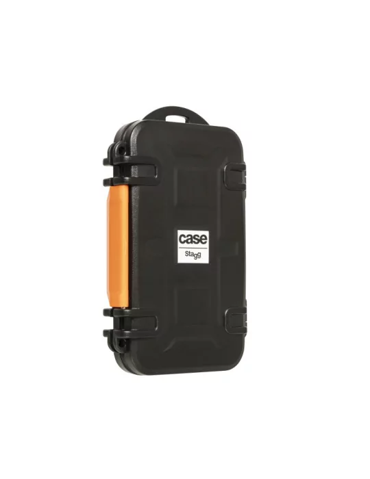  STAGG SCF-130803 Waterproof and shockproof mini plastic resin transport case for memory card|MusicGoodDeal 