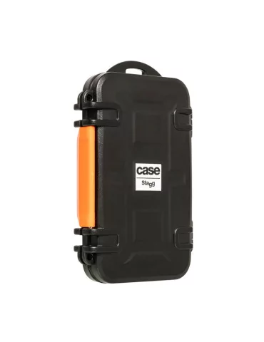  STAGG SCF-130803 Waterproof and shockproof mini plastic resin transport case for memory card|MusicGoodDeal  2