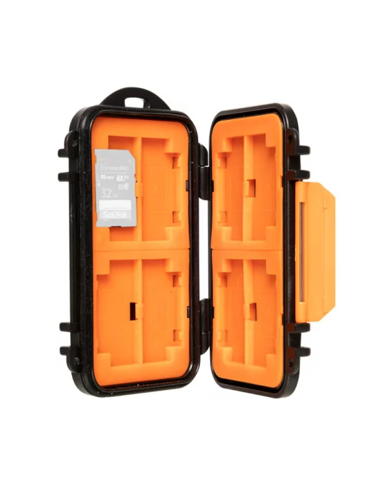  STAGG SCF-130803 Waterproof and shockproof mini plastic resin transport case for memory card|MusicGoodDeal 