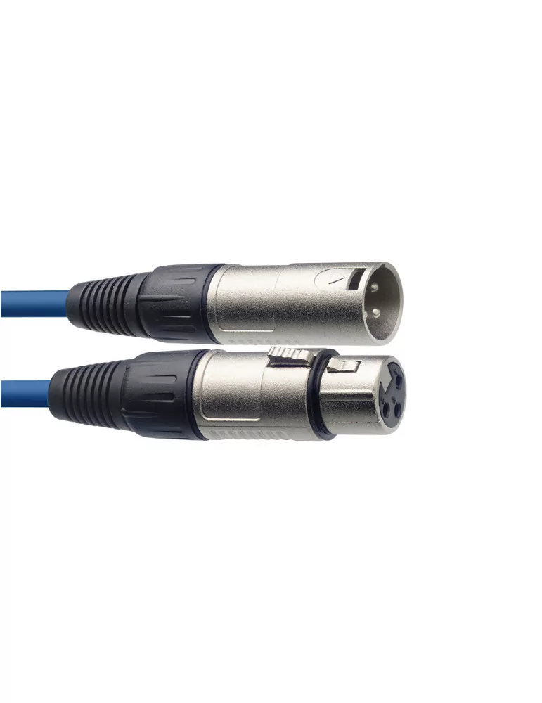  STAGG SMC3 CBL Mikrofonkabel XLR/XLR (m/f) 3 m (10') Blau|MusicGoodDeal 