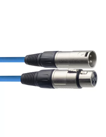  STAGG SMC6 CBL Mikrofonkabel XLR/XLR (m/f) 6 m blau|MusicGoodDeal 