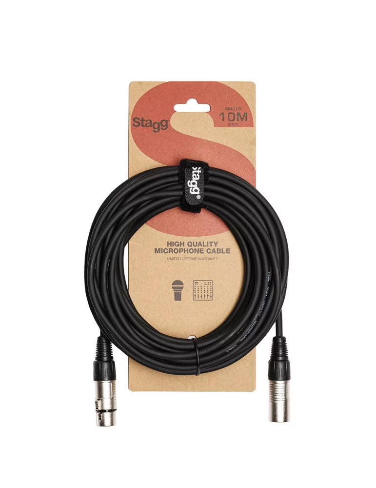  STAGG SMC10 Microphone cable, XLR/XLR (m/f), 10 m (33')|MusicGoodDeal 