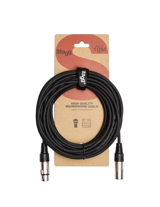  STAGG SMC10 Microphone cable, XLR/XLR (m/f), 10 m (33')|MusicGoodDeal 