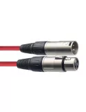  STAGG SMC10 CRD Microphone cable, XLR/XLR (m/f), 10 m (33'), red|MusicGoodDeal 