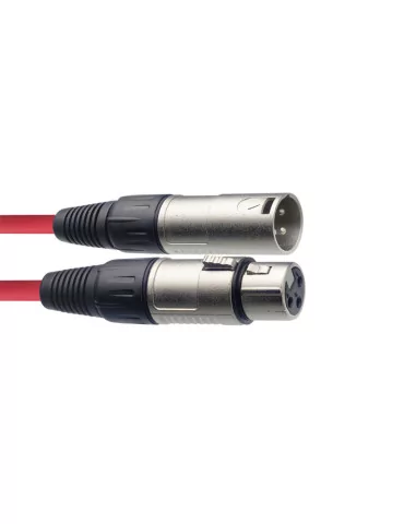  STAGG SMC10 CRD Cable de micrófono XLR / XLR (m / f), 10 m, rojo|MusicGoodDeal  2