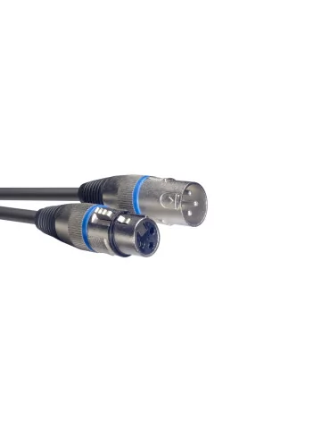 STAGG SMC1 BL Mikrofonkabel XLR/XLR (m/f) 1 m Ring Blau|MusicGoodDeal 