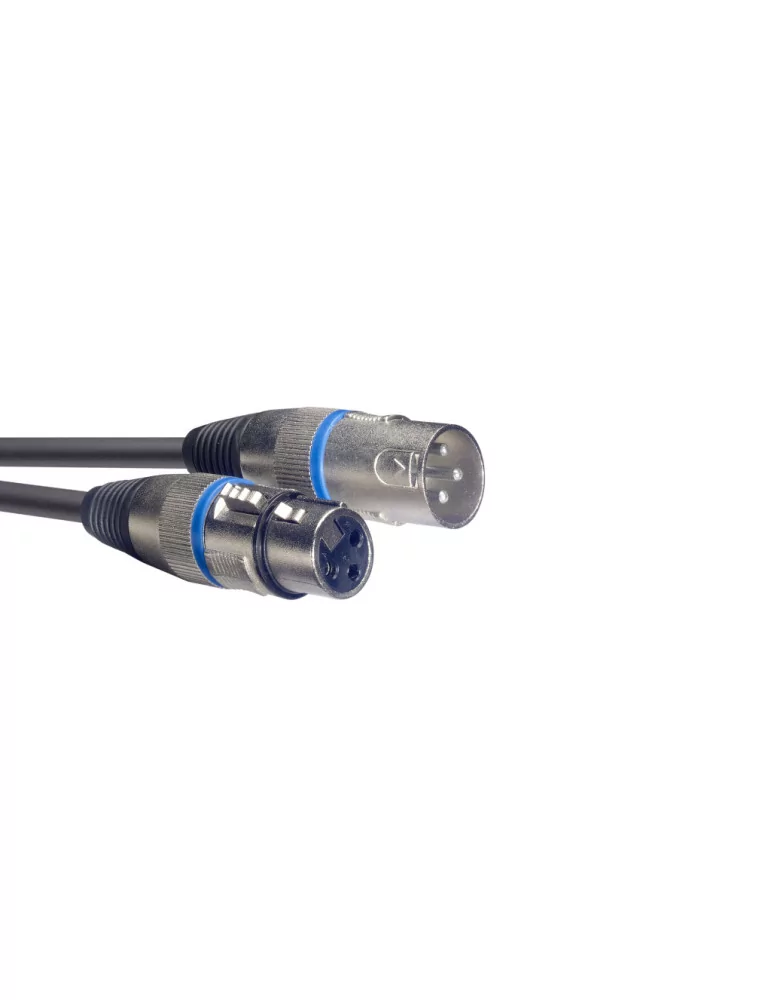  STAGG SMC1 BL Mikrofonkabel XLR/XLR (m/f) 1 m Ring Blau|MusicGoodDeal 