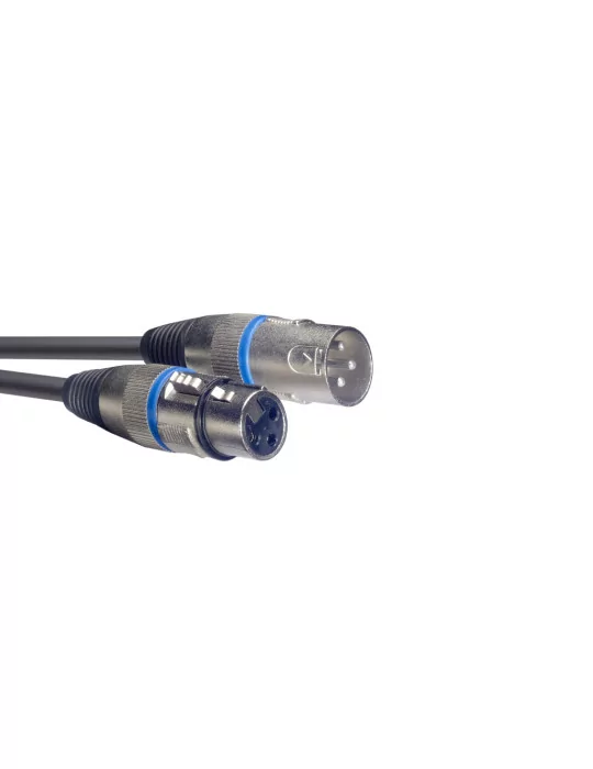  STAGG SMC1 BL Mikrofonkabel XLR/XLR (m/f) 1 m Ring Blau|MusicGoodDeal 