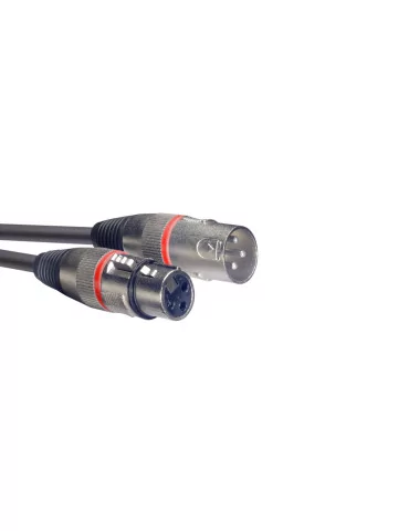 STAGG SMC1 RD Mikrofonkabel XLR/XLR (m/f) 1 m (3') Ring Rot|MusicGoodDeal 
