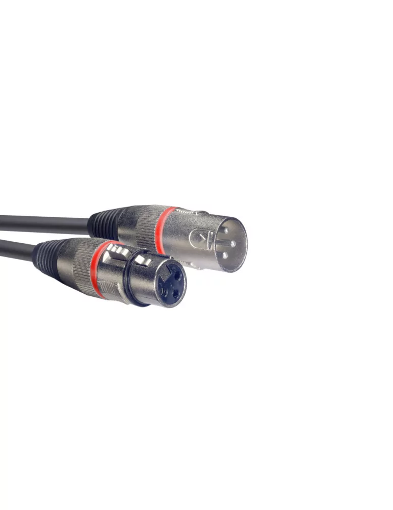  STAGG SMC1 RD Mikrofonkabel XLR/XLR (m/f) 1 m (3') Ring Rot|MusicGoodDeal 