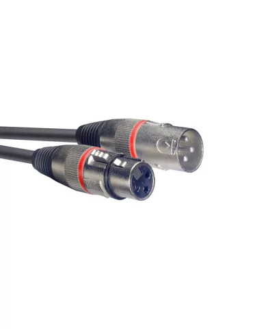  STAGG SMC1 RD Mikrofonkabel XLR/XLR (m/f) 1 m (3') Ring Rot|MusicGoodDeal  2