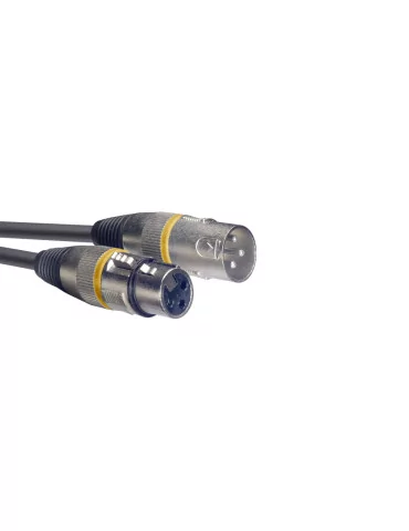  STAGG SMC1 YW Mikrofonkabel XLR/XLR (m/f) 1 m (3') Ring Gelb|MusicGoodDeal 