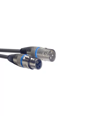  STAGG SMC3 BL Mikrofonkabel XLR/XLR (m/f) 3 m Ring Blau|MusicGoodDeal 