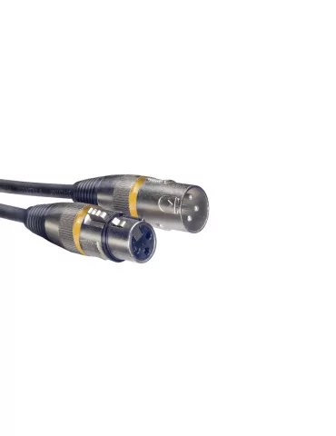  STAGG SMC6 YW Microphone cable, XLR/XLR (m/f), 6 m (20'), yellow ring|MusicGoodDeal 