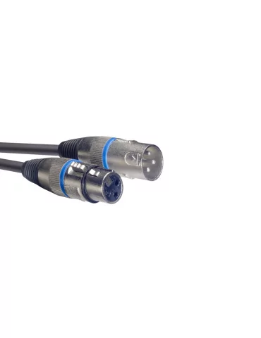  STAGG SMC10 BL Cable de micrófono XLR / XLR (m / f), 10 m, anillo azul|MusicGoodDeal 