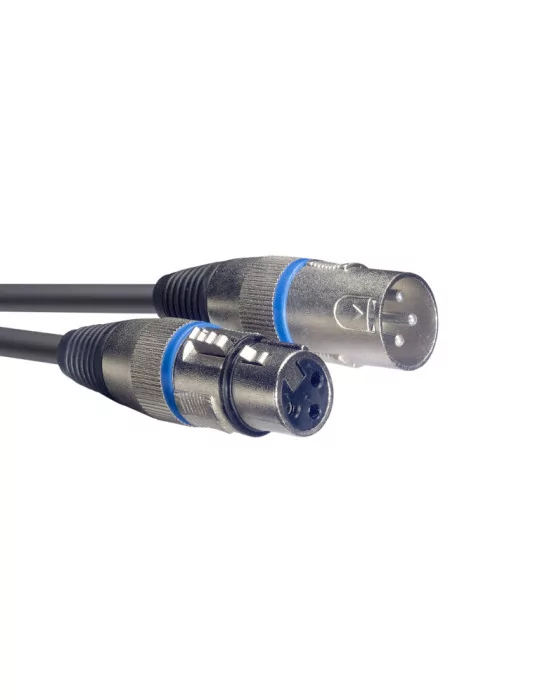  STAGG SMC10 BL Microphone cable, XLR/XLR (m/f), 10 m (33'), blue ring|MusicGoodDeal 