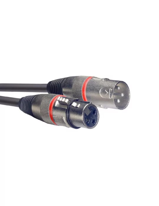  STAGG SMC10 RD Microphone cable, XLR/XLR (m/f), 10 m (33'), red ring|MusicGoodDeal 