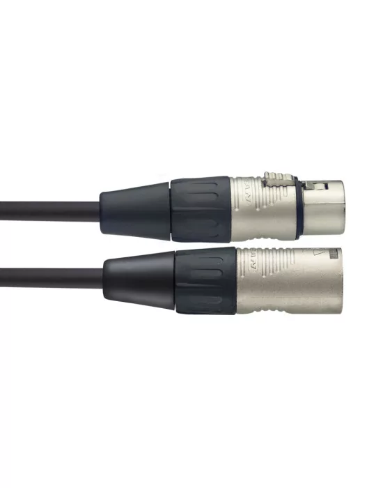  STAGG NMC1R Cable de micrófono XLR / XLR (m / f), 1 m, serie N|MusicGoodDeal 