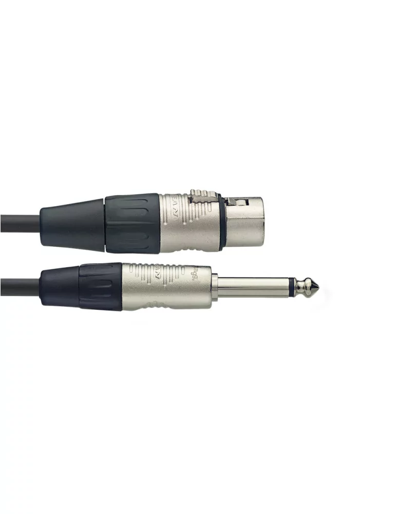  STAGG NMC6XPR Cable de micrófono, XLR / jack (f / m), 6 m|MusicGoodDeal 