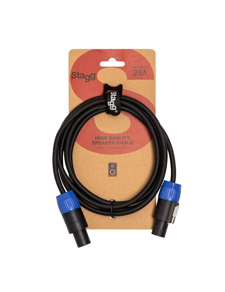  STAGG SSP2SS15 Speaker cable, SPK/SPK, 2 m (6')|MusicGoodDeal 