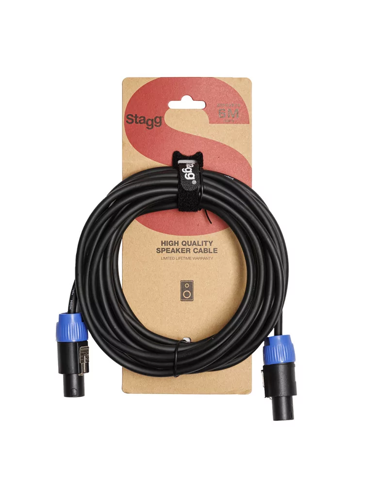  STAGG SSP6SS15 Speaker cable, SPK/SPK, 6 m (20')|MusicGoodDeal 